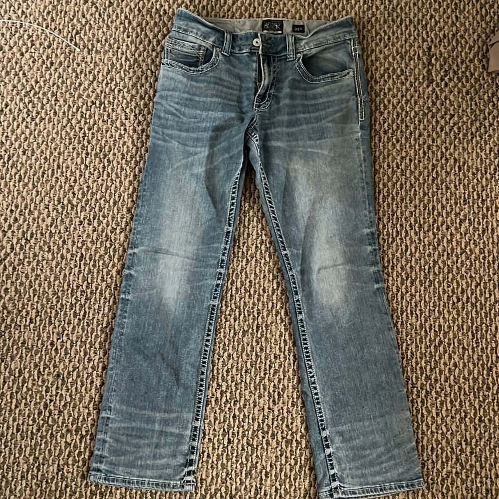 LIKE NEW: Buckle BLACK Straight Leg Men’s Jeans